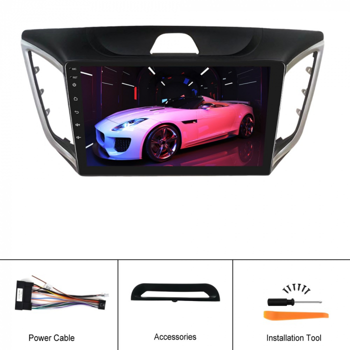 Navigatie Hyundai IX25 (2015-2018) , Android 12, 2GB RAM 32GB, DSP, Carplay si Android auto, ecran 10.1 inch [10]