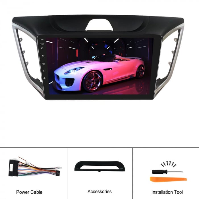 Navigatie Hyundai IX25 (2015-2018) , Android 12, 8GB RAM 128GB, SIM 4G, DSP, Carplay si Android auto, ecran 10.1 inch [10]