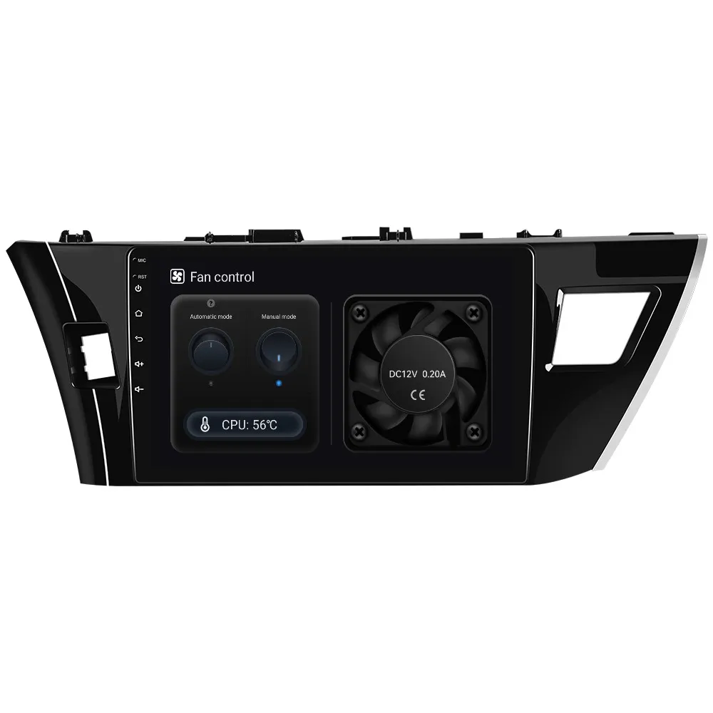 Navigatie Toyota Corolla (2013-2017) cu Android 12, 8GB RAM 128GB ROM,Slot SIM 4G, DSP, ecran 10.1 Inch,Carplay si Android Auto [6]