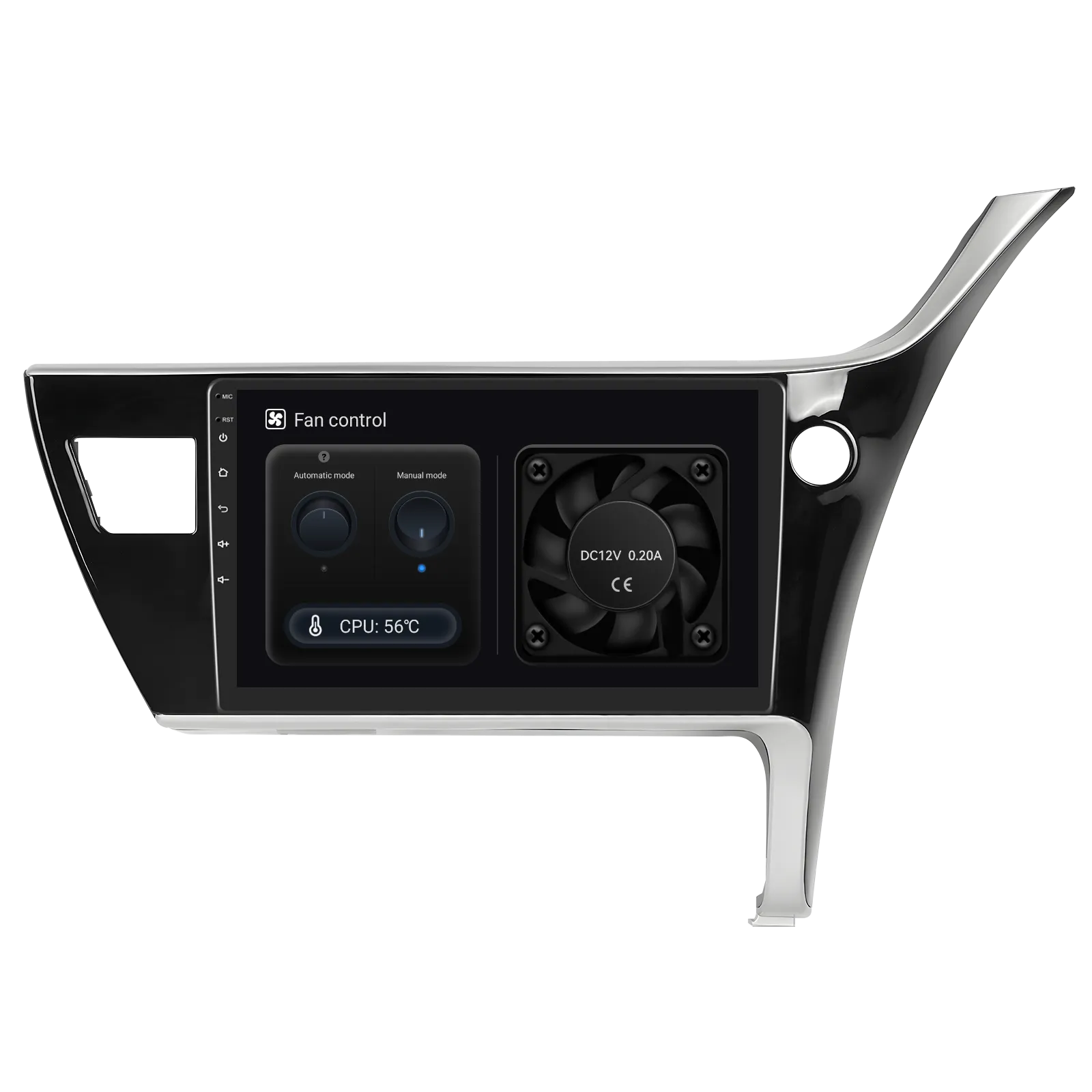 Navigatie Toyota Corolla (2017-2018), Android 13, 4GB RAM 64GB, SLOT SIM 4G, DSP, Carplay si Android auto, ecran 9 inch [7]