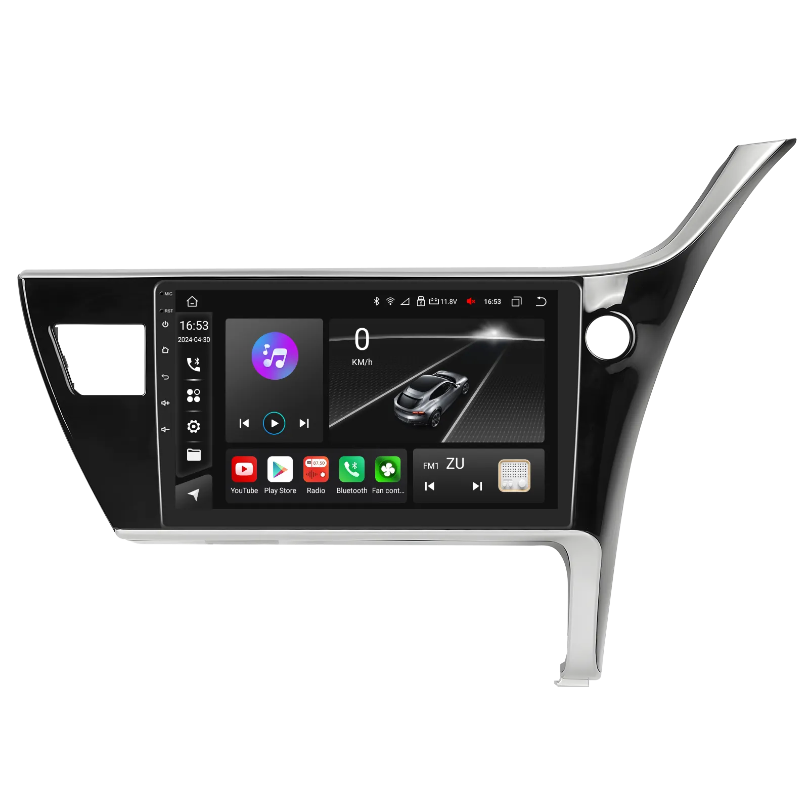 Navigatie Toyota Corolla (2017-2018), Android 13, 4GB RAM 64GB, SLOT SIM 4G, DSP, Carplay si Android auto, ecran 9 inch [8]