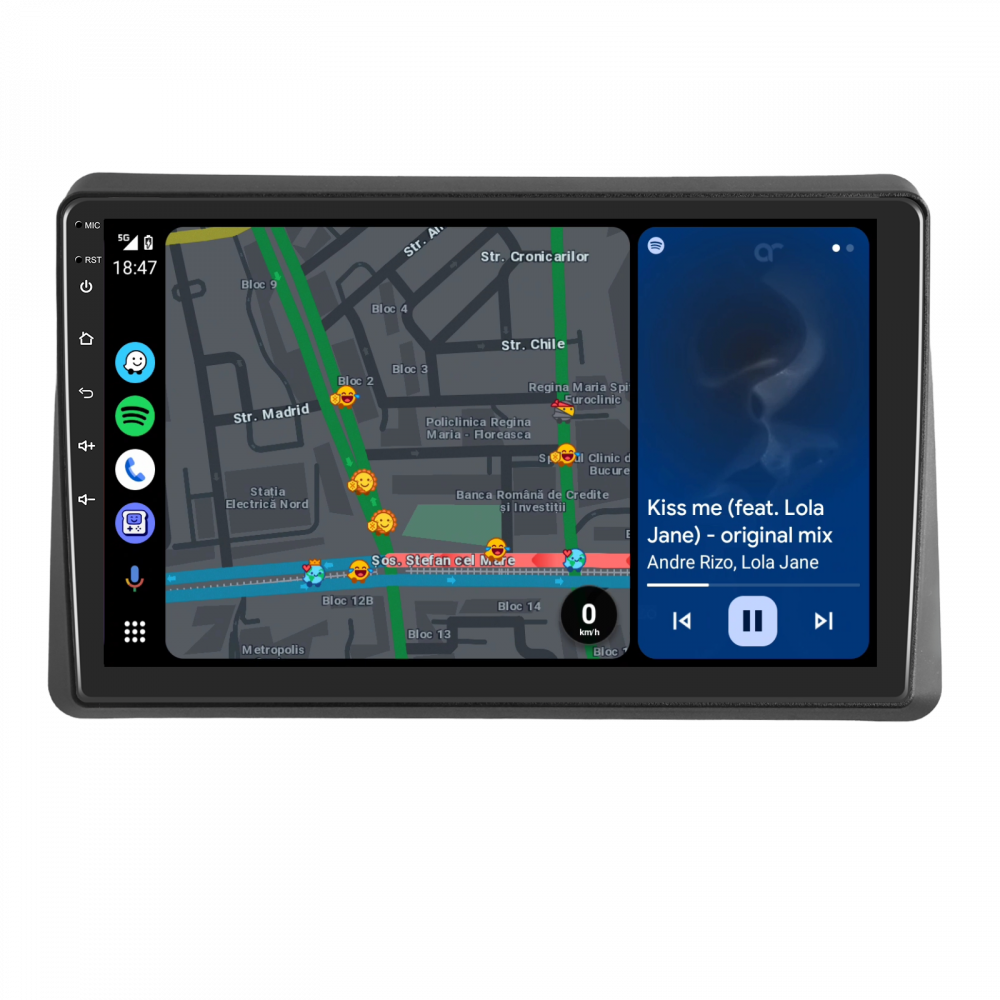 Navigatie Renault Master (2021-2023) cu Android, 8GB RAM 128GB ROM, cu SLOT SIM 4G, DSP, ecran 10.1 Inch,Carplay si Android Auto [6]