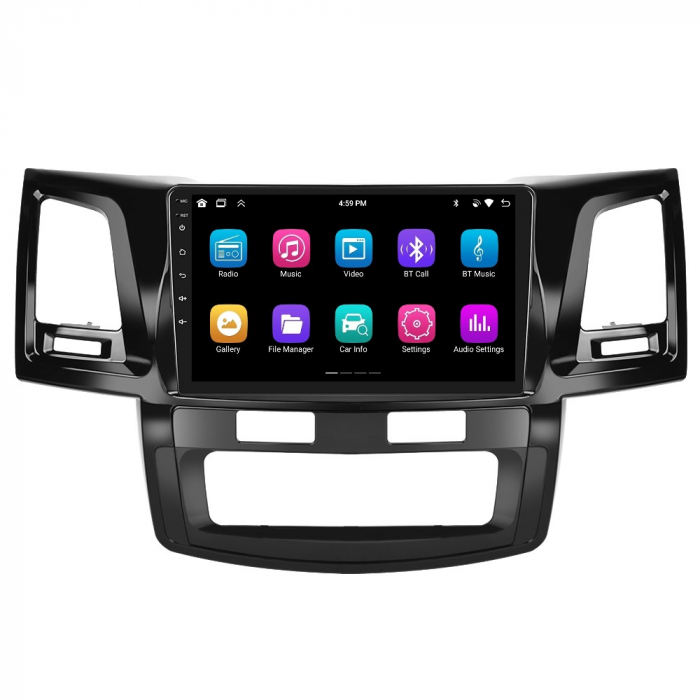 Navigatie Toyota Hilux (2005-2014), cu Android 12, 4GB RAM 64GB ROM, DSP, SIM 4G, CarPlay si Android Auto Wi-fi, Youtube, Waze, ecran HD 10.1 Inch [4]