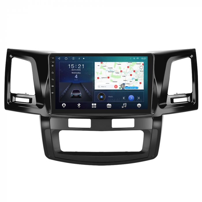 Navigatie Toyota Hilux (2005-2014), cu Android 12, 4GB RAM 64GB ROM, DSP, SIM 4G, CarPlay si Android Auto Wi-fi, Youtube, Waze, ecran HD 10.1 Inch [5]