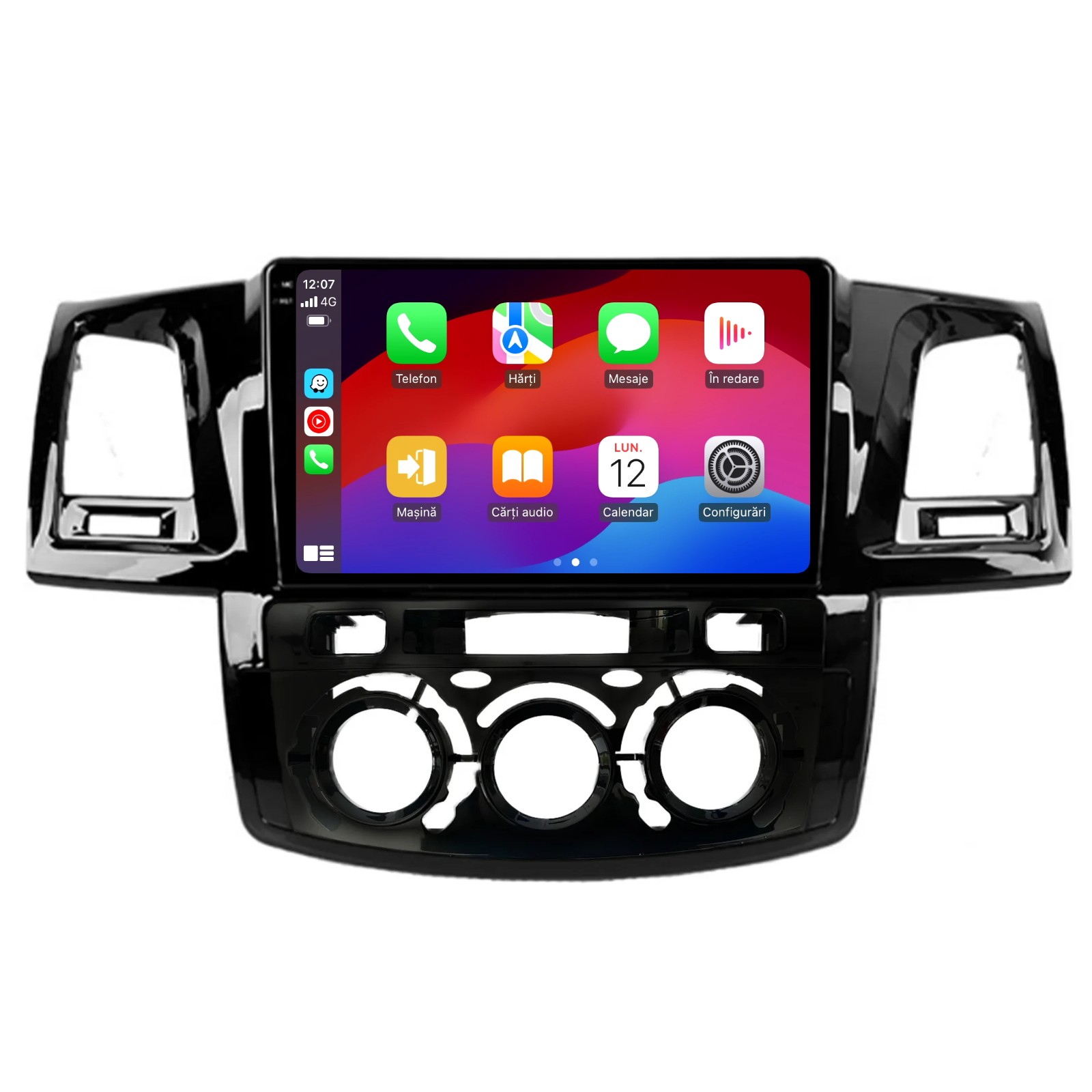Navigatie Toyota Hilux (2008-2014), OCTA-CORE, 4GB RAM 64 GB ROM, Android 14, ecran 2K QLED 2000 X 1200 PX, 9.5 inch [4]
