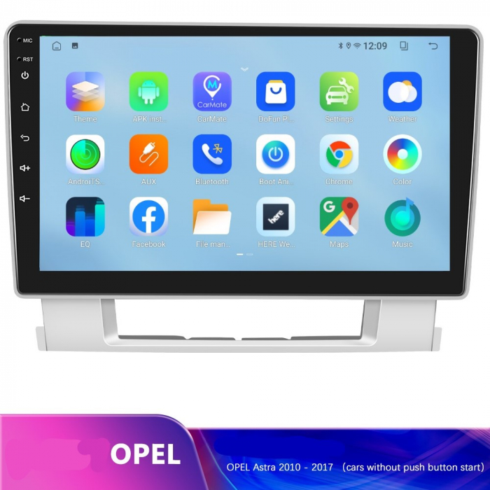 Navigatie Opel Astra J (2009-2018), Android 12, 2GB RAM 32GB, DSP, Carplay si Android auto, ecran 9 inch [3]