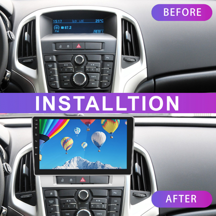 Navigatie Opel Astra J (2009-2018), Android 12, 2GB RAM 32GB, DSP, Carplay si Android auto, ecran 9 inch [2]