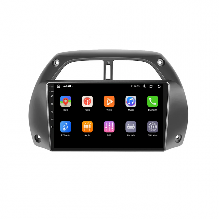 Navigatie Toyota RAV 4 (2001-2006), cu Android 12, 4GB RAM 64GB ROM,SIM 4G, DSP, CarPlay si Android Auto Wi-fi, ecran 9 inch [2]