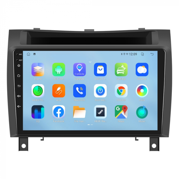 Navigatie Mercedes-Benz SLK (2004-2010), Android 12, 8GB RAM 128GB, SLOT SIM 4G, DSP, Carplay si Android auto, ecran 9 inch [2]