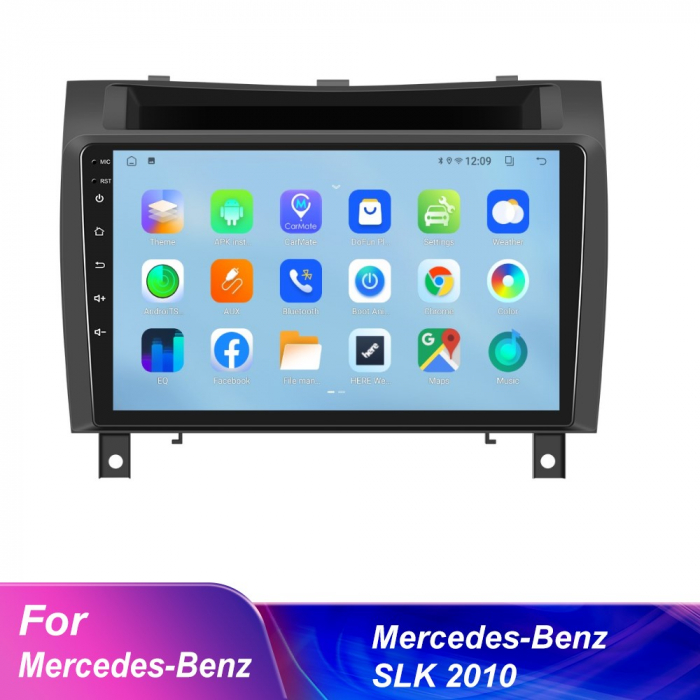 Navigatie Mercedes-Benz SLK (2004-2010), Android 12, 8GB RAM 128GB, SLOT SIM 4G, DSP, Carplay si Android auto, ecran 9 inch [3]
