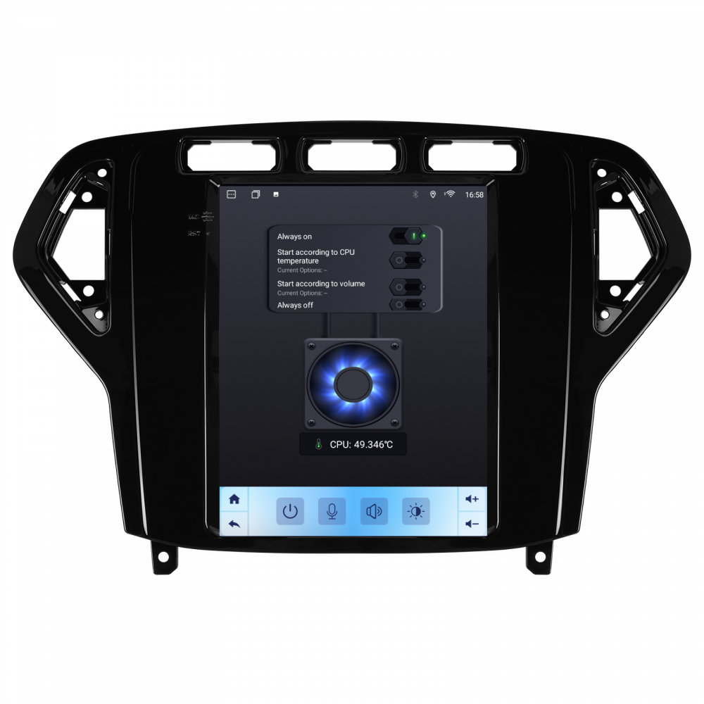 Navigatie Ford Mondeo (2007-2010) Tip Tesla, Android 12, 2GB RAM 32GB, DSP, CarPlay si Android Auto, ecran 9,7 inch [7]