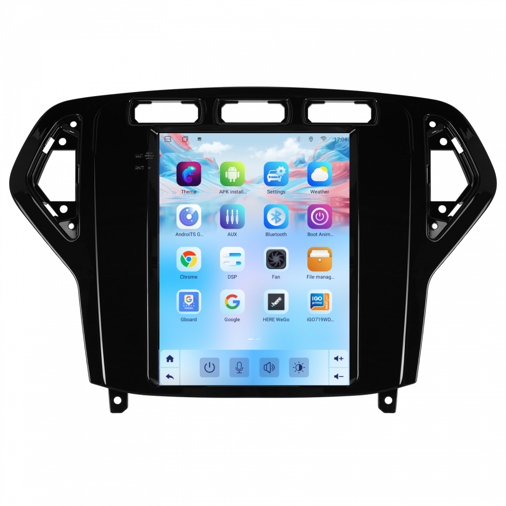 Navigatie Ford Mondeo (2007-2010) Tip Tesla, Android 12, 2GB RAM 32GB, DSP, CarPlay si Android Auto, ecran 9,7 inch [3]
