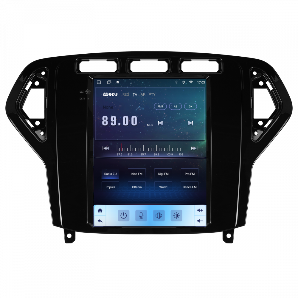 Navigatie Ford Mondeo (2007-2010) Tip Tesla, Android 12, 2GB RAM 32GB, DSP, CarPlay si Android Auto, ecran 9,7 inch [9]