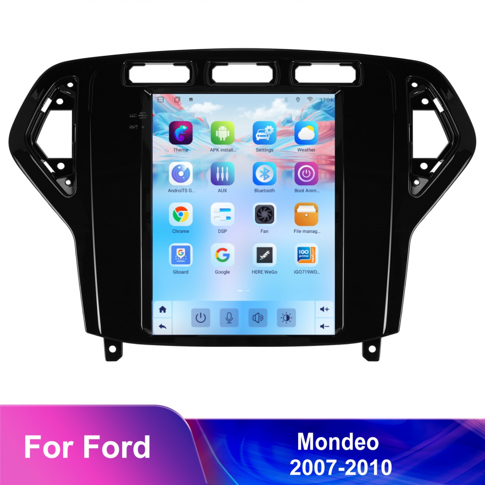 NNavigatie Ford Mondeo (2007-2010) Tip Tesla, Android 12, 4GB RAM 64GB, SLOT SIM 4G, DSP, CarPlay si Android Auto, ecran 9,7 inch [10]
