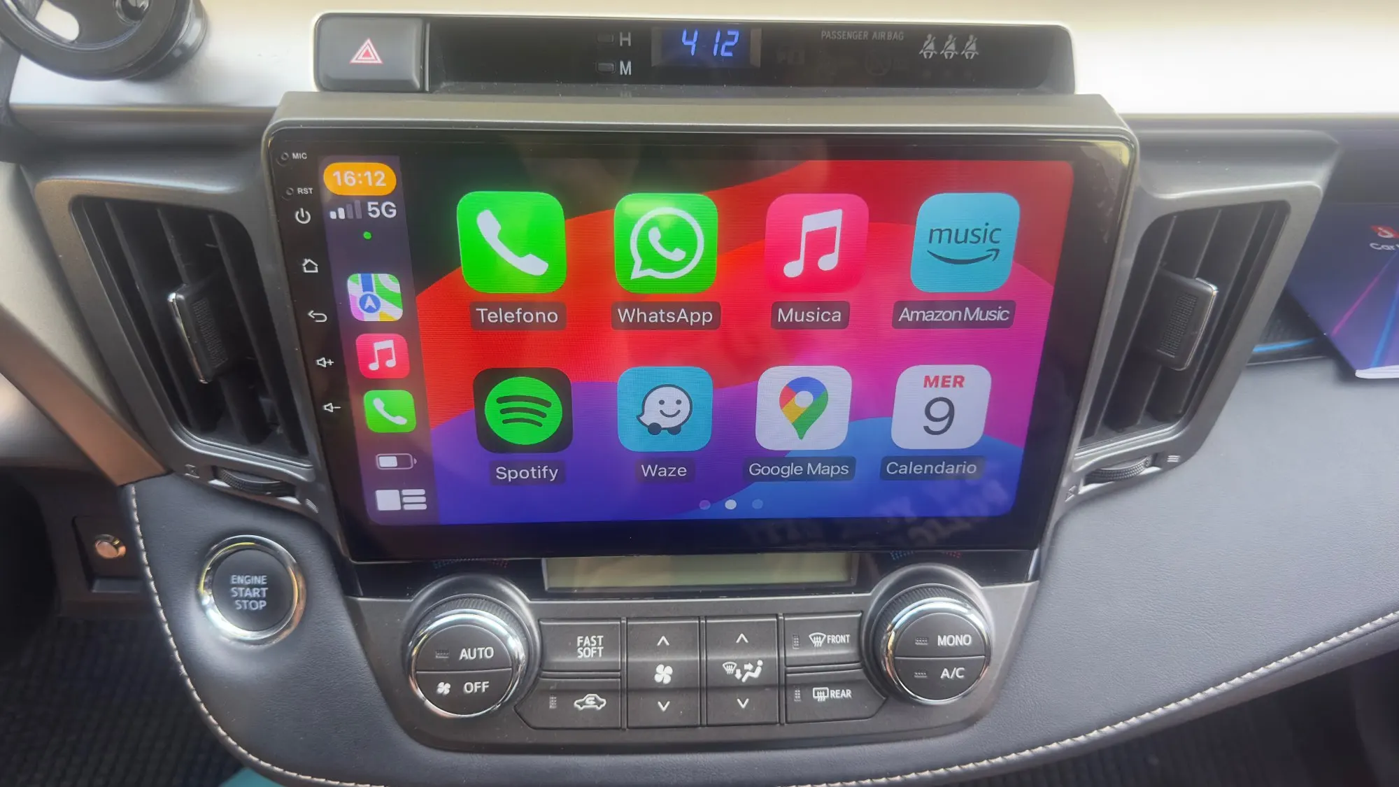 Navigatie Toyota Rav 4 (2012-2018) cu Android 13, 2GB RAM 64GB ROM, DSP, cu CarPlay si Android Auto Wi-fi, Youtube, Waze, ecran FHD 10.1 Inch [5]