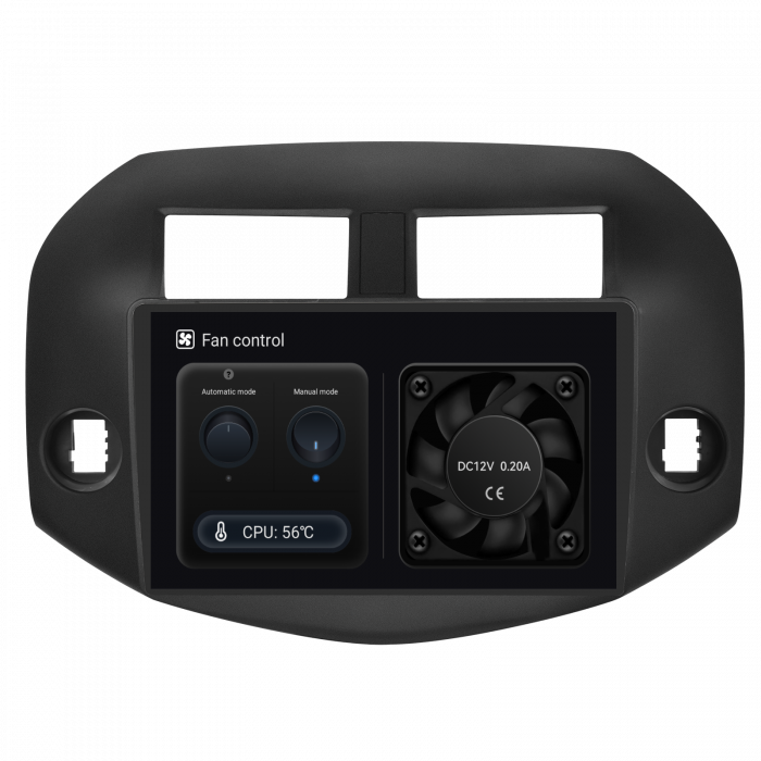 Navigatie Toyota RAV 4 III (2005-2013), Android 12, 8GB RAM 128GB, SLOT SIM 4G, DSP, Carplay si Android auto, ecran 9 inch [6]