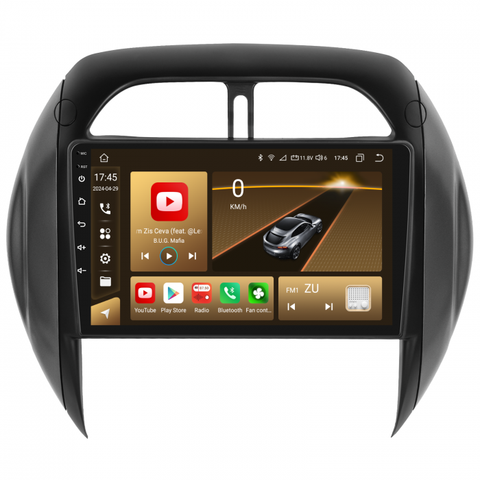 Navigatie Toyota RAV4 (2003-2005), Android 12, 8GB RAM 128GB, SLOT SIM 4G, DSP, Carplay si Android auto, ecran 9 inch [8]