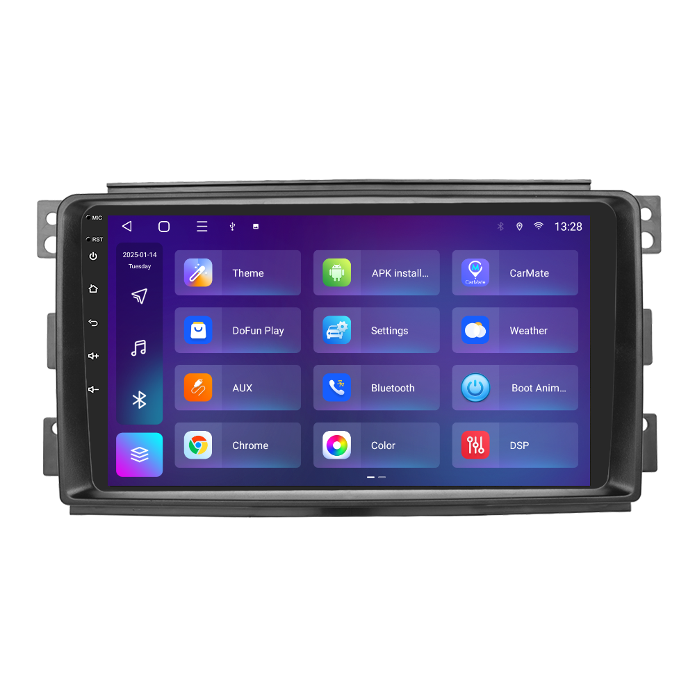 Navigatie Mercedes Benz Smart (2005-2010) cu Android, 2GB RAM 32GB ROM, DSP, ecran 9 Inch, Carplay si Android Auto [3]
