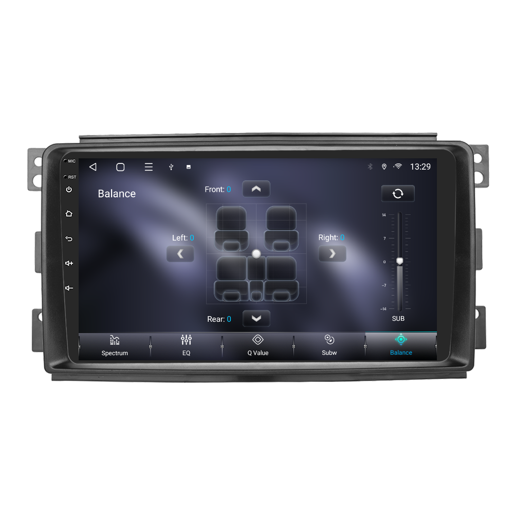 Navigatie Mercedes Benz Smart (2005-2010) cu Android, 4GB RAM 64GB ROM, cu SLOT SIM 4G, DSP, ecran 9 Inch, Carplay si Android Auto [6]