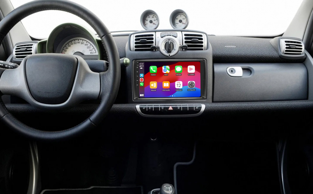Navigatie Mercedes Benz Smart (2005-2010) cu Android, 4GB RAM 64GB ROM, DSP, ecran 9 Inch, Carplay si Android Auto [2]