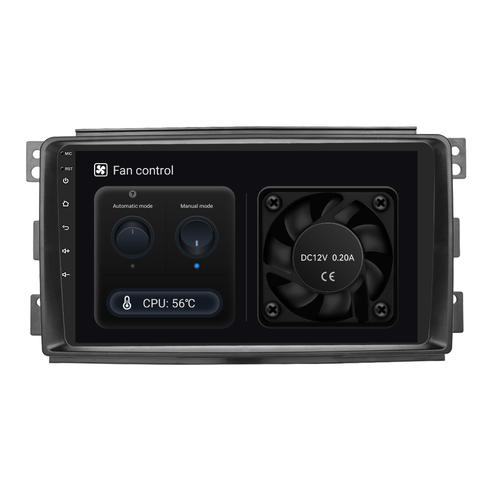 Navigatie Mercedes Benz Smart (2005-2010) cu Android, 8GB RAM 128GB ROM, cu SLOT SIM 4G, DSP, ecran 9 Inch, Carplay si Android Auto [9]