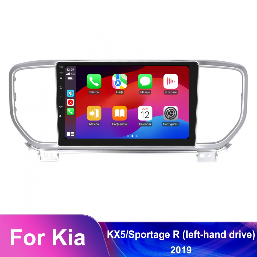 Navigatie Kia Sportage (2016-2020) cu Android, 8GB RAM 128GB ROM, cu SLOT SIM 4G, DSP, ecran 9 Inch, Carplay si Android Auto [6]