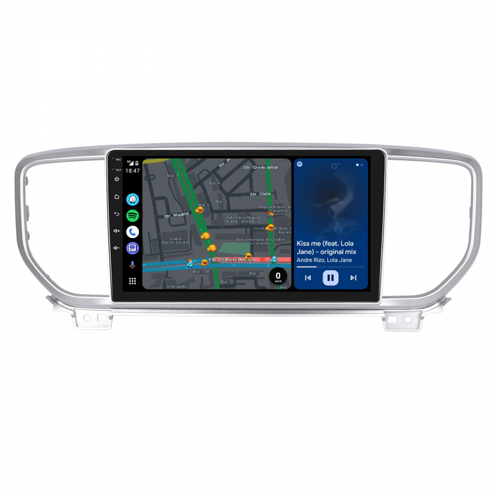 Navigatie Kia Sportage (2016-2020) cu Android, 8GB RAM 128GB ROM, cu SLOT SIM 4G, DSP, ecran 9 Inch, Carplay si Android Auto [7]