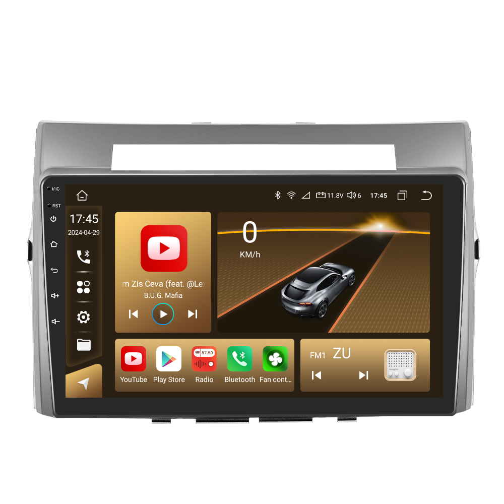 Navigație Toyota Verso (2004-2009) cu Android, 8GB RAM 128GB ROM, cu SLOT SIM 4G, DSP, ecran 9 Inch, Carplay si Android Auto [1]
