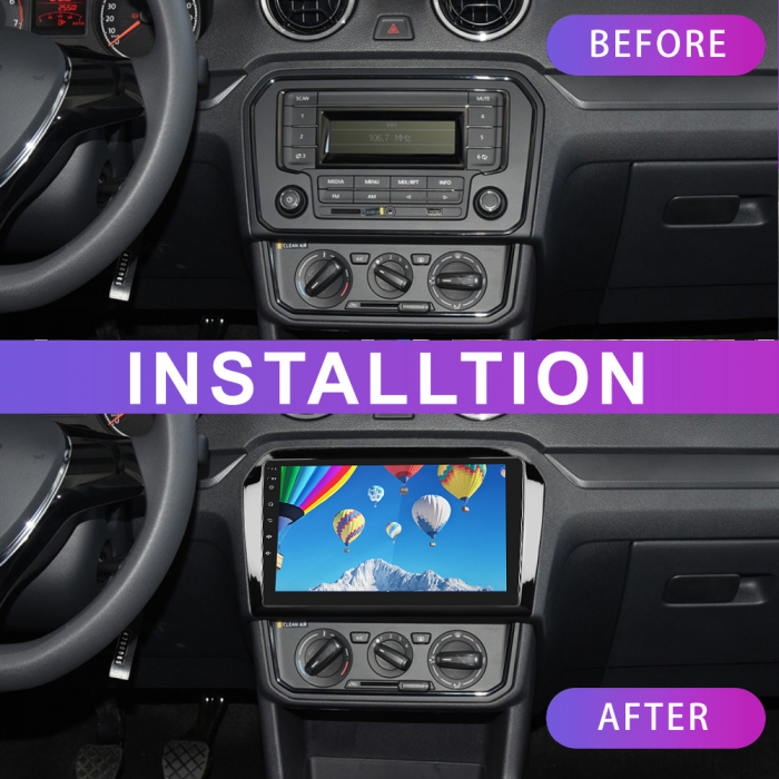 Navigatie Volkswagen Jetta (2013-2017), Android 12, 2GB RAM 32GB, DSP, Carplay si Android auto, ecran 9 inch [6]