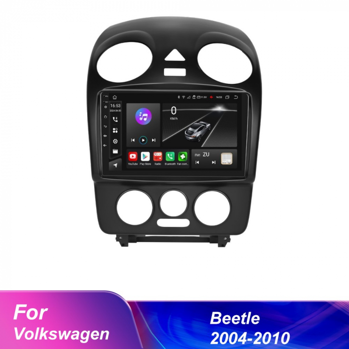 Navigatie Volkswagen New Beetle (2004-2010), Android 12, 2GB RAM 32GB, DSP, Carplay si Android auto, ecran 9 inch [2]