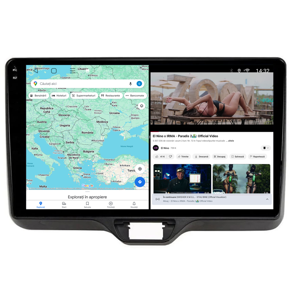 Navigație Android dedicată 2K QLED Octa-Core UIS8581A cu SIM 4G, CarPlay și Android Auto [5]