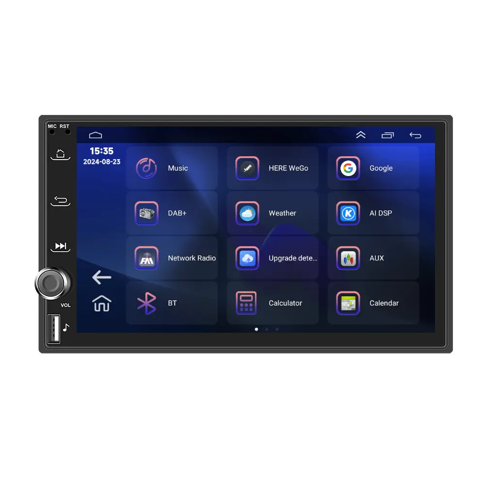 Navigatie Universala 2DIN, 2GB RAM, CarPlay si Android Auto wifi, USB Frontal, DSP, ecran de 7 inch [9]
