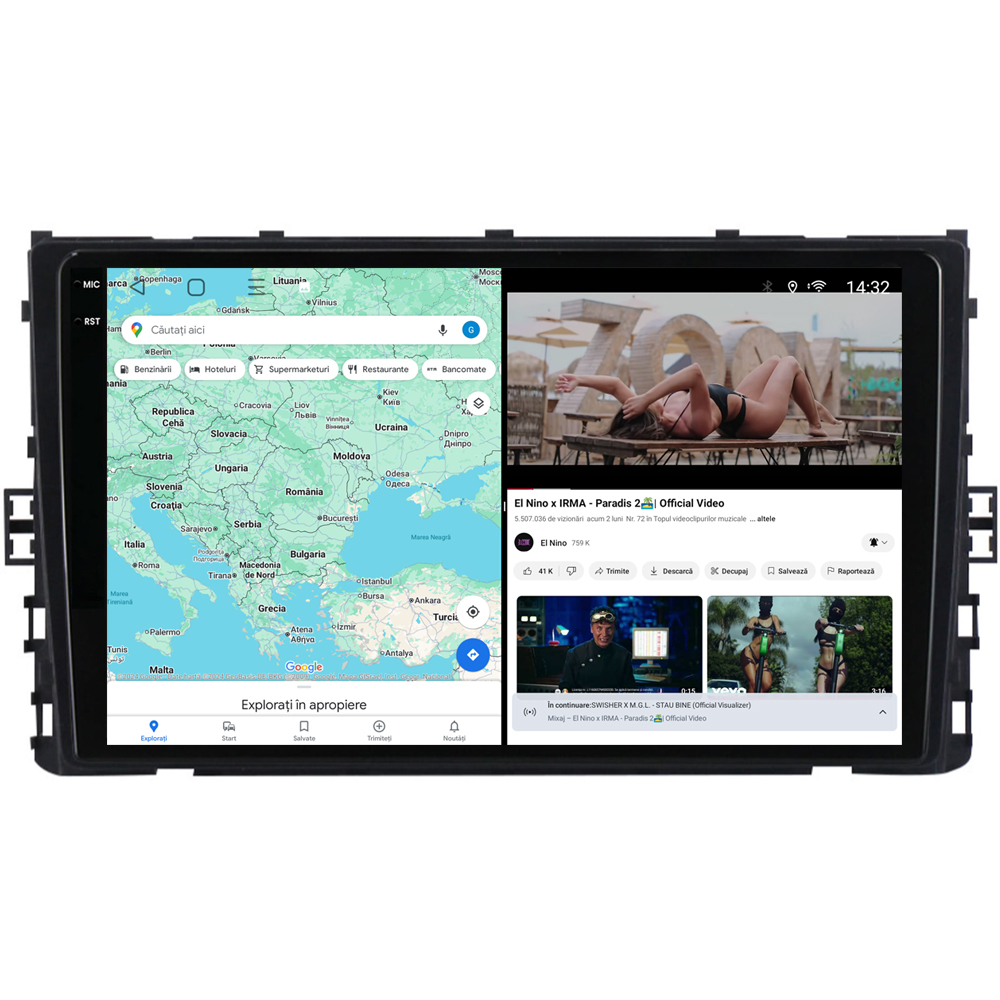 Navigație Android dedicată 2K QLED Octa-Core UIS8581A cu SIM 4G, CarPlay și Android Auto [5]