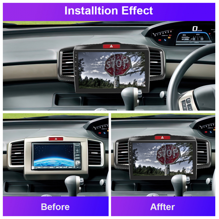 Navigatie Honda Freed (2008-2015), Android 12, 2GB RAM 32GB, DSP, Carplay si Android auto, ecran 10.1 inch [3]