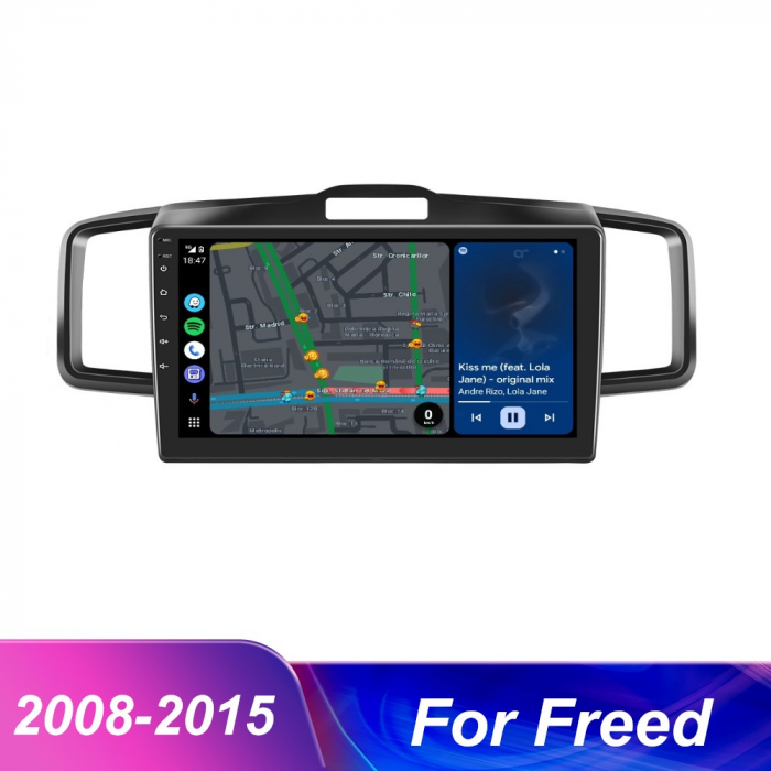 Navigatie Honda Freed (2008-2015), Android 12, 2GB RAM 32GB, DSP, Carplay si Android auto, ecran 10.1 inch [4]