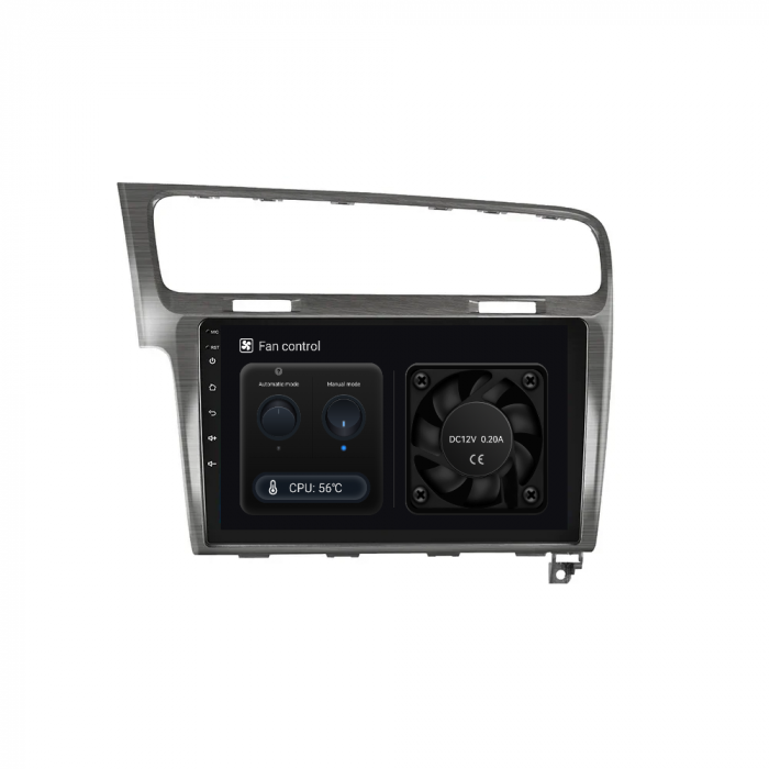 Navigatie Volkswagen GOLF 7 (2012-2020) Android 12, 8GB RAM 128GB, SLOT SIM 4G, DSP, CarPlay si Android Auto Wi-fi, Youtube, Waze, ecran HD 10.1 Inch [11]