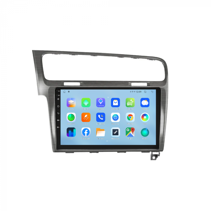 Navigatie Volkswagen Golf 7 (2012-2020) Android 12, 4GB RAM 64GB ROM, DSP, SIM4G, CarPlay si Android Auto Wi-fi, Youtube, Waze, ecran HD 10.1 Inch [8]