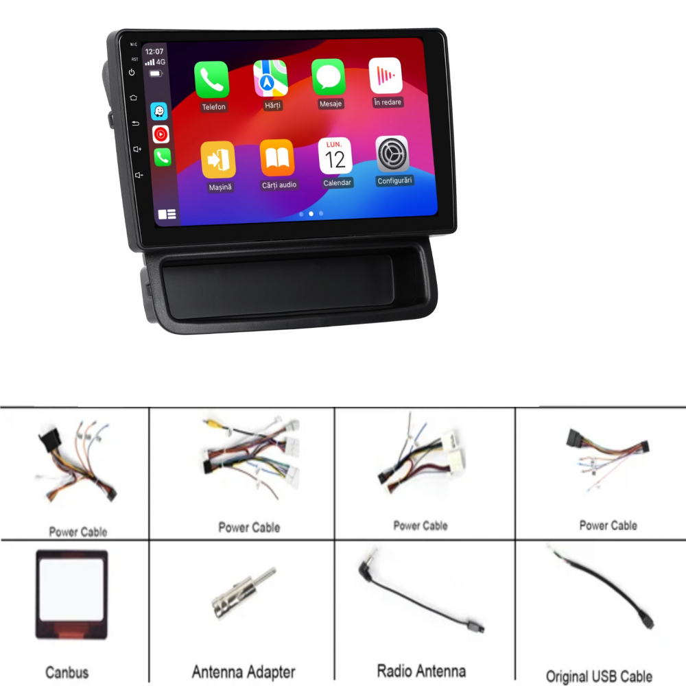 Navigatie Renault Trafic,Opel Vivaro,Nissan Primastar (2010-2014) cu Android, 2GB RAM 32GB ROM, DSP, ecran 10,1 Inch, Carplay si Android Auto [8]