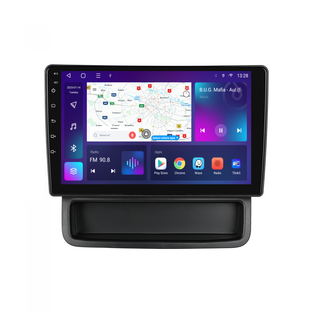 Navigatie Renault Trafic,Opel Vivaro,Nissan Primastar (2010-2014), cu Android, 4GB RAM 64GB ROM, cu SLOT SIM 4G, DSP, ecran 10,1 Inch, Carplay si Android Auto [1]