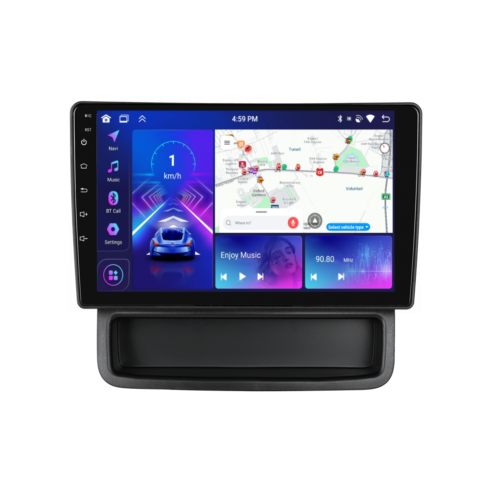 Navigatie Renault Trafic,Opel Vivaro,Nissan Primastar (2010-2014) cu Android, 4GB RAM 64GB ROM, DSP, ecran 10,1 Inch, Carplay si Android Auto [1]