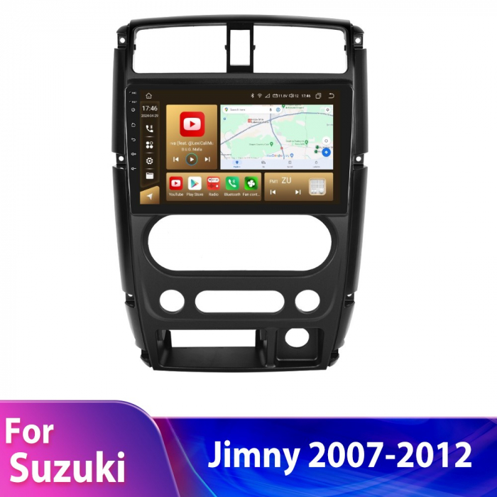Navigatie Suzuki Jimny (2005-2018), Android 12, 8GB RAM 128GB, SLOT SIM 4G, DSP, Carplay si Android auto, ecran 9 inch [4]