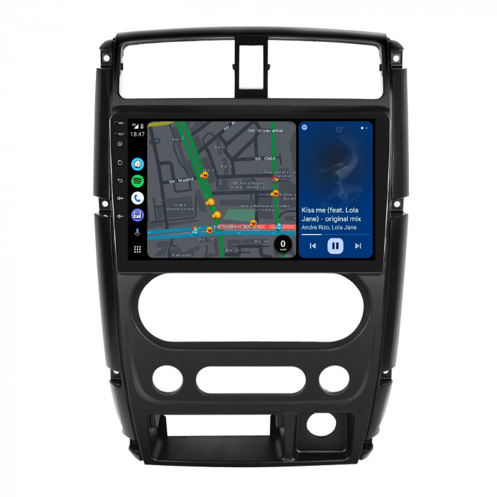 Navigatie Suzuki Jimny (2005-2018), Android 12, 8GB RAM 128GB, SLOT SIM 4G, DSP, Carplay si Android auto, ecran 9 inch [9]