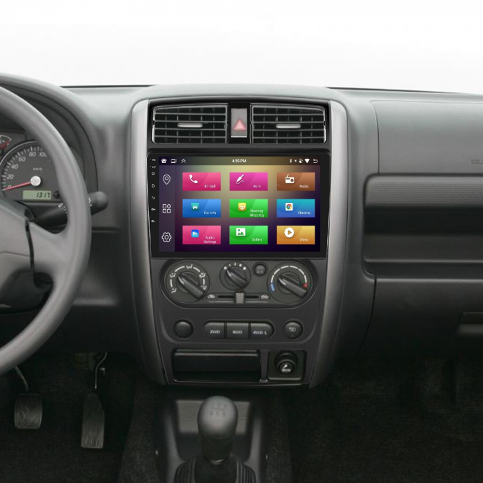 Navigatie Suzuki Jimny (2005-2018), Android 12, 4GB RAM 64GB, SLOT SIM 4G, DSP, Carplay si Android auto, ecran 9 inch [6]