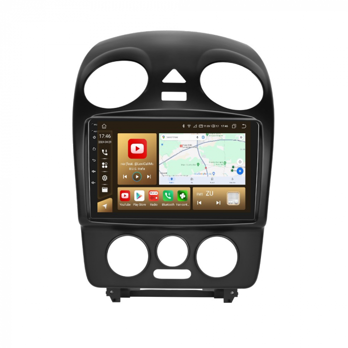 Navigatie Volkswagen New Beetle (2004-2010), Android 12, 8GB RAM 128GB, SLOT SIM 4G, DSP, Carplay si Android auto, ecran 9 inch [3]