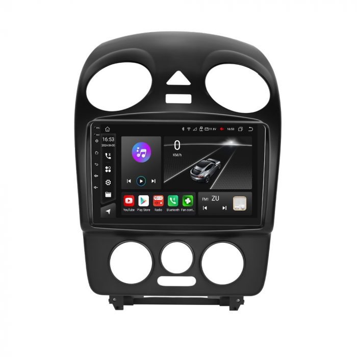 Navigatie Volkswagen New Beetle (2004-2010), Android 12, 8GB RAM 128GB, SLOT SIM 4G, DSP, Carplay si Android auto, ecran 9 inch [9]