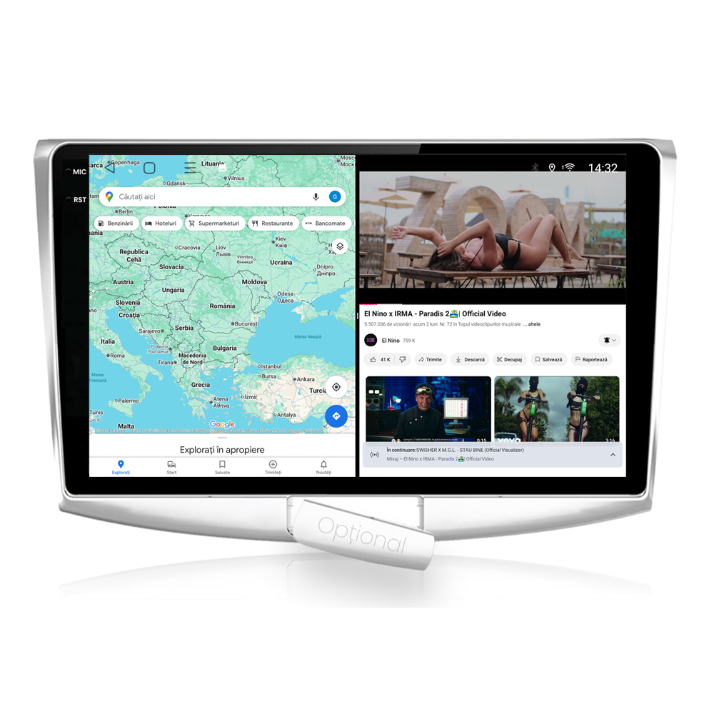 Navigație Android dedicată 2K QLED Octa-Core UIS8581A cu SIM 4G, CarPlay și Android Auto [5]