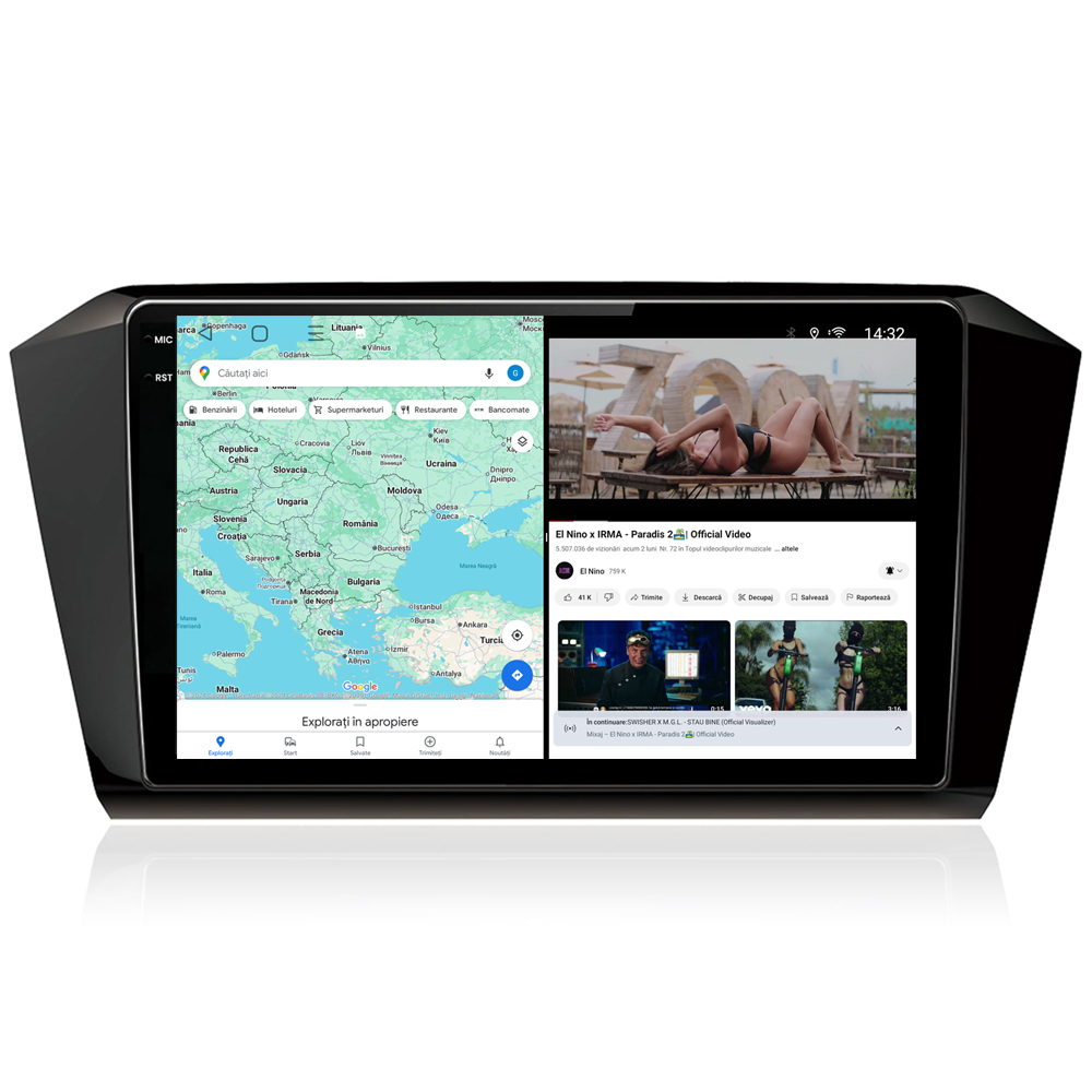 Navigație Android dedicată 2K QLED Octa-Core UIS8581A cu SIM 4G, CarPlay și Android Auto [5]