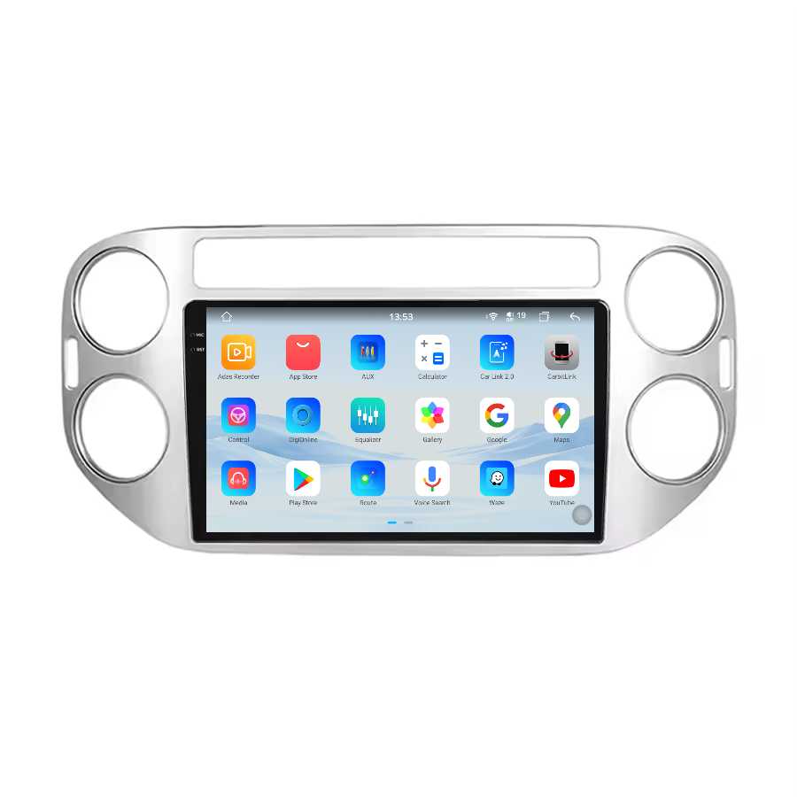 Navigatie Volkswagen Tiguan (2010-2015) Android 14, 12GB RAM, 256GB ROM, Ecran 9.33 inch 2K QLED, Ramă Gri [2]