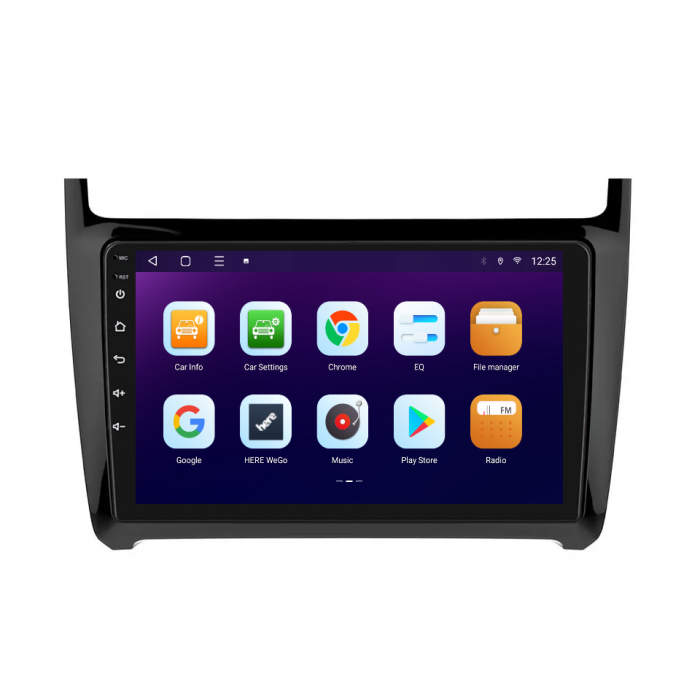Navigatie Volkswagen POLO (2011-2016), Android 12, 4GB RAM 64GB ROM, SLOT SIM 4G, DSP, CarPlay si Android Auto, ecran 9 Inch [13]