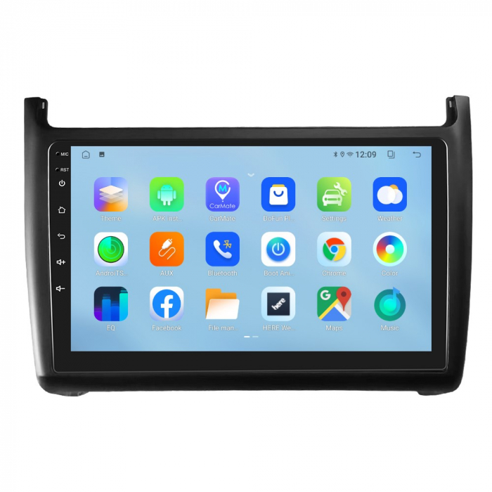 Navigatie Volkswagen POLO (2011-2016), Android 12, 4GB RAM 64GB ROM, SLOT SIM 4G, DSP, CarPlay si Android Auto, ecran 9 Inch [11]